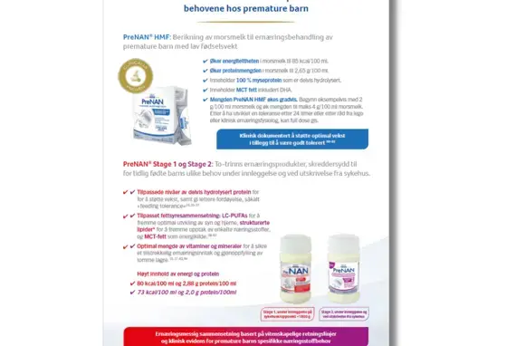 PreNAN® oversiktshefte