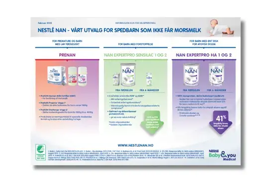 NAN® A5 Produktoversikt NAN® A5 Produktoversikt