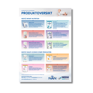 Pediatriske spesialprodukter (NHS og NAN®)