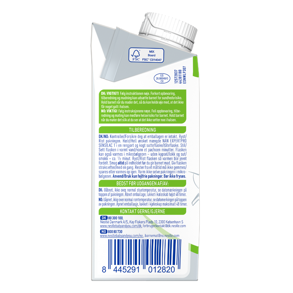 NAN® EXPERTPRO SENSILAC 1 drikkeklar